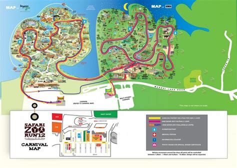 Singapore zoo map - Map of zoo Singapore (Republic of Singapore)