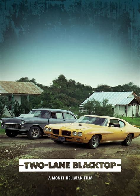 Two Lane Blacktop Poster tumblr Painting by Price Russell - Pixels