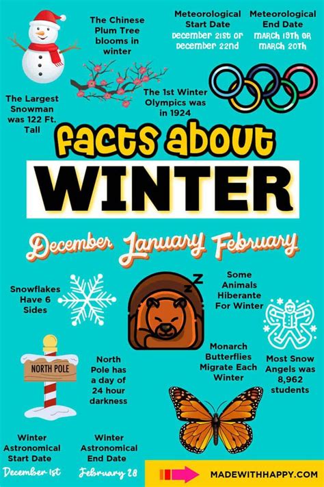 75+ Fun Facts About Winter | Facts for kids, Fun facts for kids, Fun facts