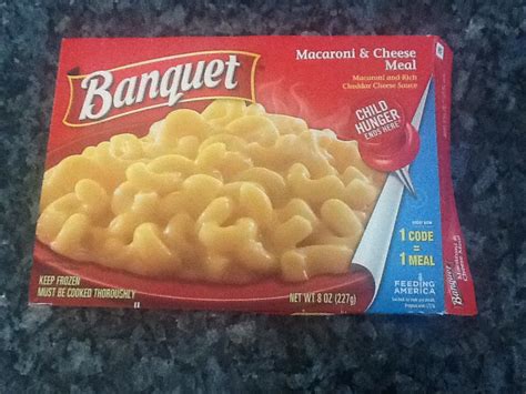 Banquet Macaroni & Cheese Meal | Jeff Eats