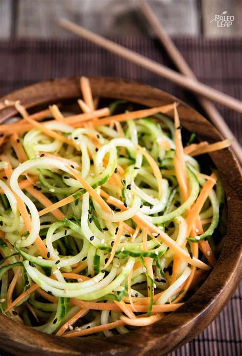 Cucumber And Carrot Salad Recipe - Quick And Easy Paleo