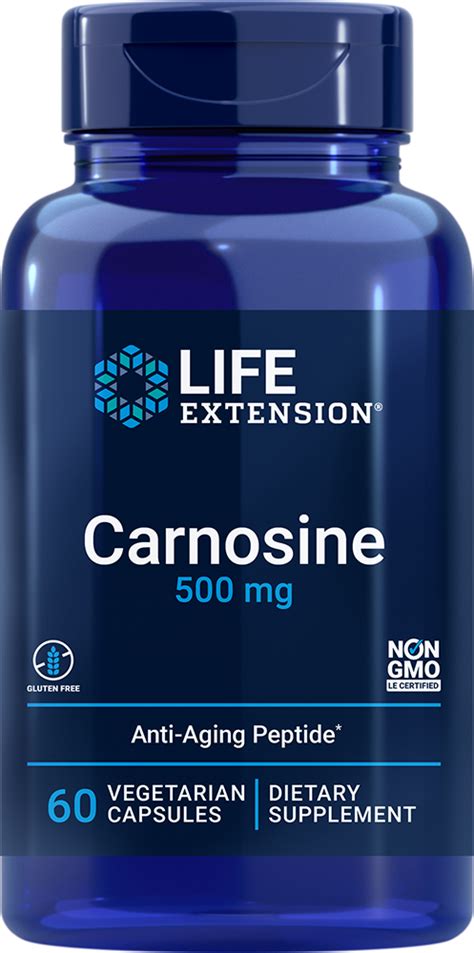 Carnosine, 60 vegetarian capsules - Life Extension