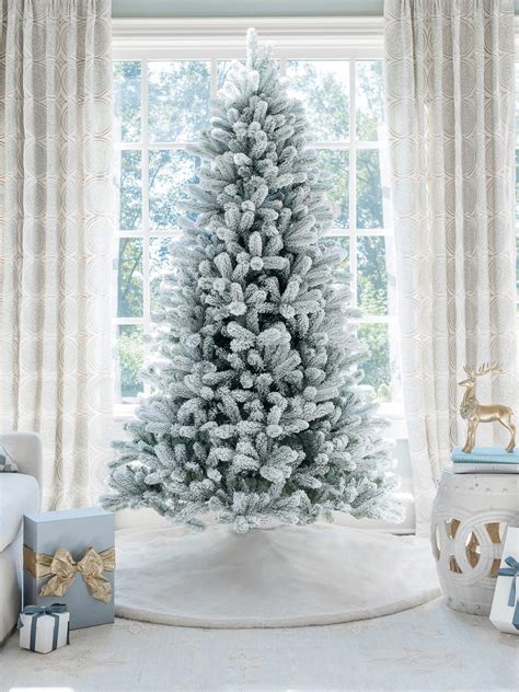 Light Blue Christmas Tree Decorating Ideas with Light Blue Christmas Ornaments - A Tour of Our Home