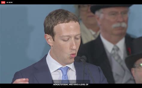 Mark Zuckerberg’s commencement speech streamed on Facebook with ...