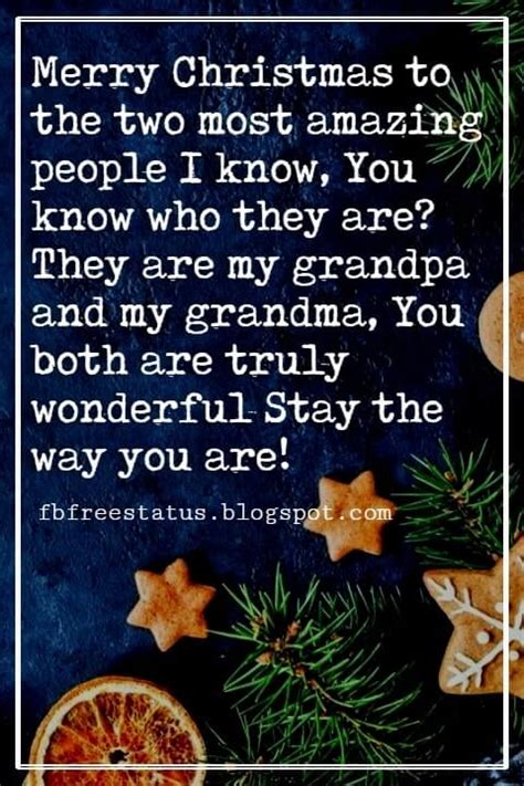 Christmas Messages for Grandparents