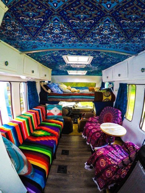 Check out our colorful bohemian RV remodel! We wanted to live the vanlife, so we bought and ...