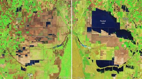 Tulare Lake from space: See before & after images from NASA | Modesto Bee