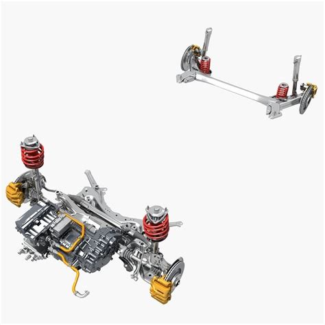 mcpherson suspension 3d model