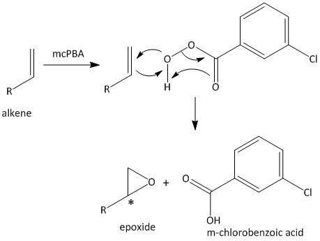 mcPBA $\\to$ meta-chloro perbenzoic acid.\n \n \n \n \n Stereochemistry of the product of the ...