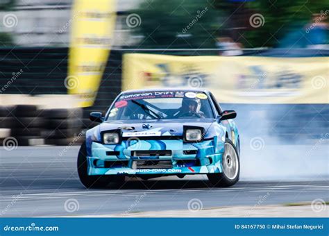 Sliding car editorial image. Image of event, romania - 84167750