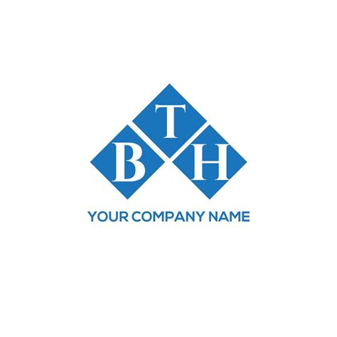 BTH letter logo design on white background. BTH creative initials letter logo concept. BTH ...