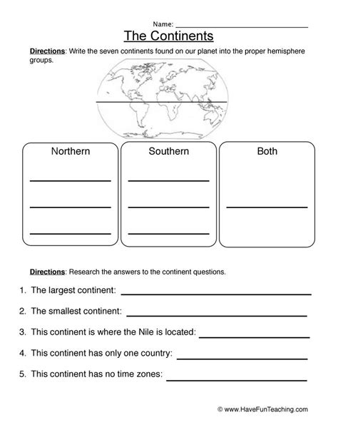 World Geography 7th Grade Activities