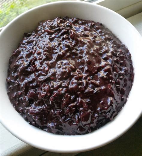 Black Rice Pudding : glutenfreevegan