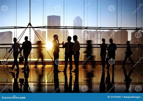 Group Of Business People In Office Building Royalty Free Stock Photo - Image: 37510395