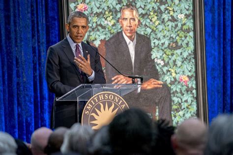 Barack Obama gets White House portrait unveiled; along with the ‘grace ...