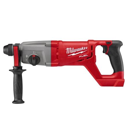 Milwaukee M18 FUEL 18-Volt Lithium-Ion Brushless Cordless 1 in. SDS-Plus D-Handle Rotary Hammer ...