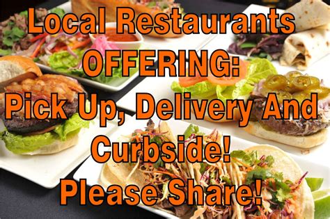 Local Restaurants Offering Delivery And Pick UP! - PanoramaNOW ...