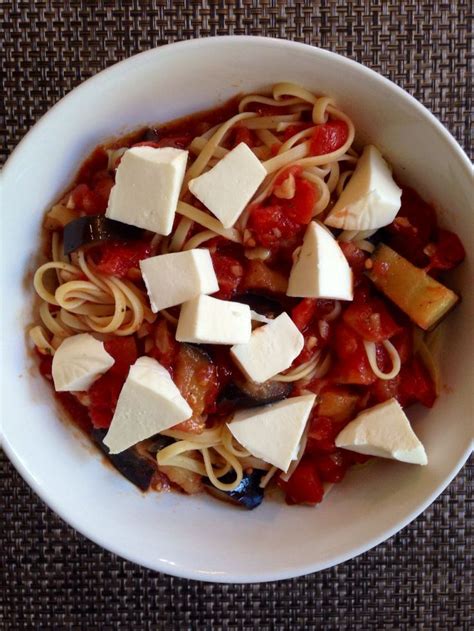 Eggplant & Fresh Mozzarella Pasta | Food, Fresh mozzarella, No cook meals