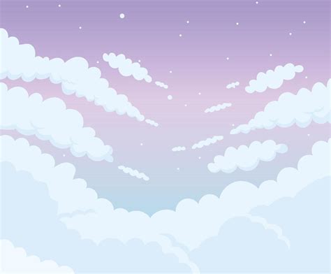 evening sky clouds background design cartoon 2682006 Vector Art at Vecteezy