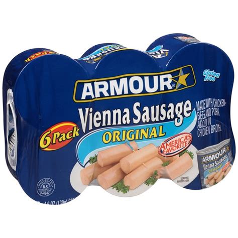 (12 Cans) Armour® Original Vienna Sausage, 4.6 oz - Walmart.com ...