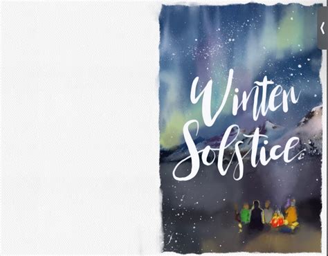 Printable Winter Solstice Card, Instant Download, Happy Solstice ...