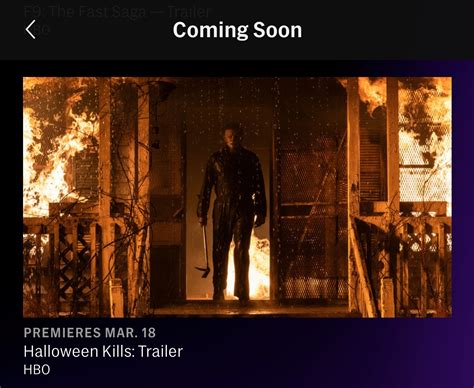 Halloween Kills comes to HBO Max on March 18th : r/Halloweenmovies