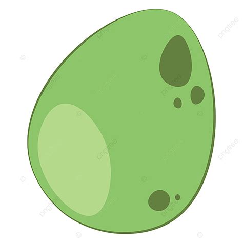 Dinosaur Eggs Clipart PNG Images, A Green Dinosaur Egg Vector Or Color ...