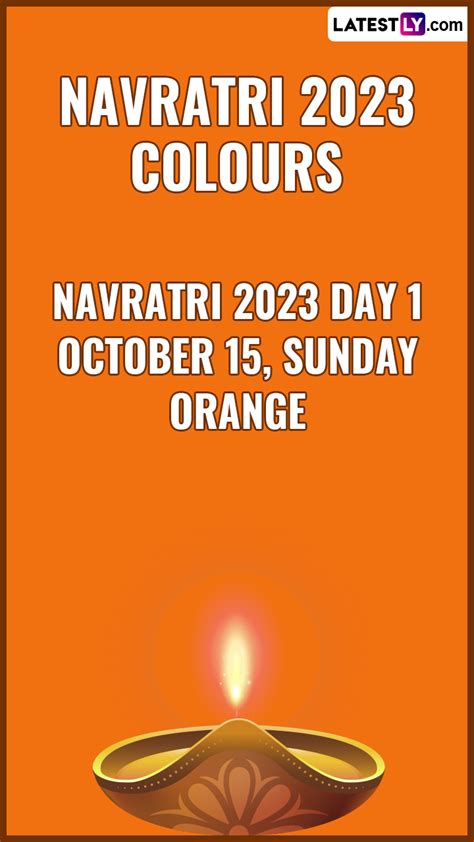 Navratri 2023 Colours: Day-Wise Colors for Nine Days of Navaratri Festival | 🙏🏻 LatestLY