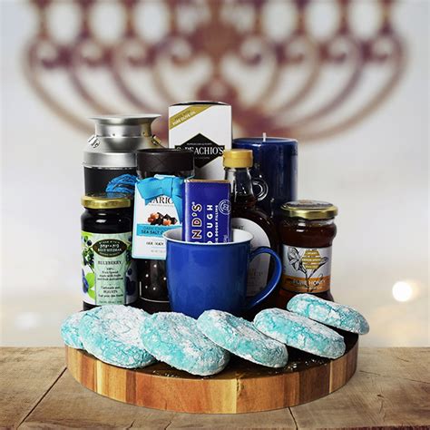 Kosher Treats & Coffee Hanukkah Gift Basket - gourmet gift baskets ...