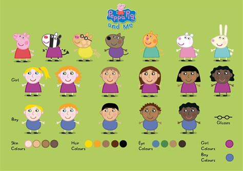 Printable Peppa Pig Characters Names - Thekidsworksheet