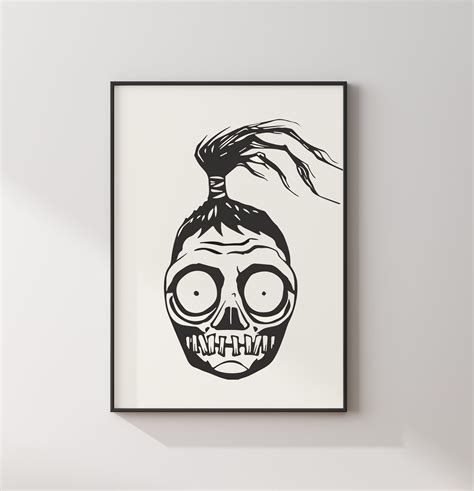 Beetlejuice Shrunken Head Halloween Digital Download Print - Etsy