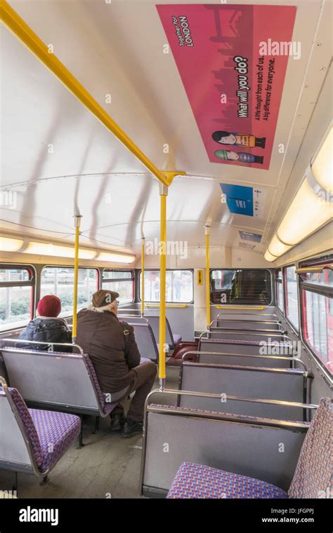 Interior of routemaster double decker bus hi-res stock photography and ...