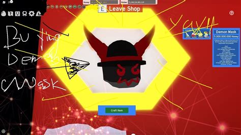 GETTING DEMON MASK!!! (Roblox Bee Swarm Simulator) - YouTube