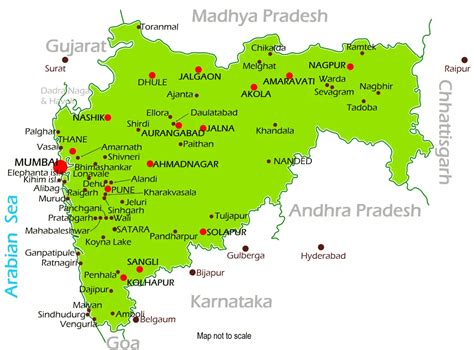 Maharashtra Map 1 • Mapsof.net