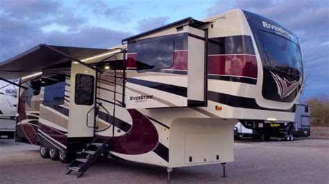 Riverstone 37FLTH Legacy Edition Luxury Fifth Wheel Toy Hauler Walk Through