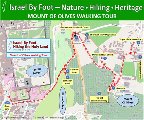 Mount Of Olives Map