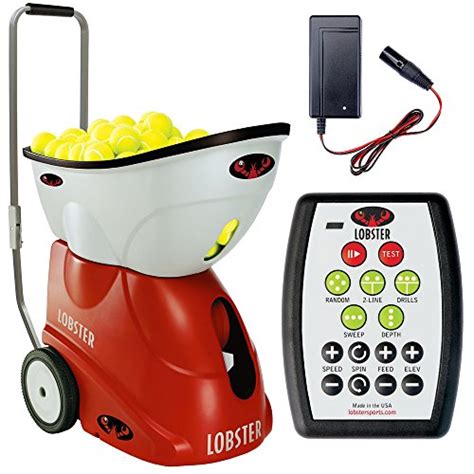 Lobster Sports Elite 2 Portable Tennis Ball Machine Reviews – Tennis Racquet Center