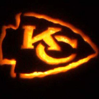 My first Chiefs pumpkin another pic - Arrowhead Pride