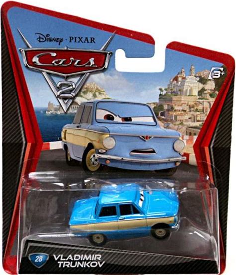 Disney Pixar Cars Cars 2 Main Series Vladimir Trunkov 155 Diecast Car Mattel Toys - ToyWiz