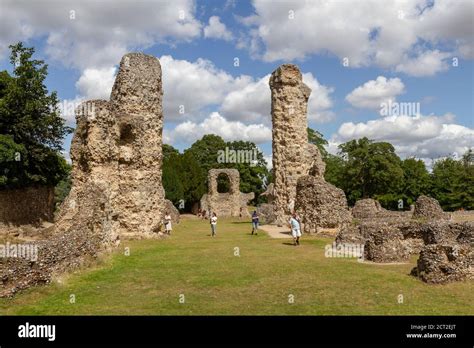 The ruins of Bury St Edmunds Abbey, Suffolk, UK Stock Photo - Alamy