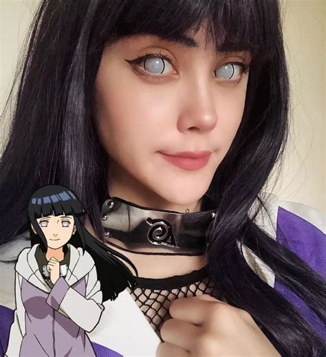 Pupilentes Hinata Hyuga Byakugan Kekkei Genkai Cosplay Anime | Mebuscar ...