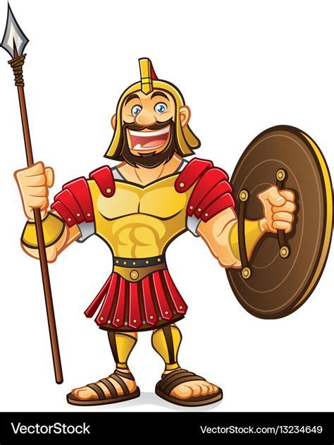 Roman Soldier Cartoon Image