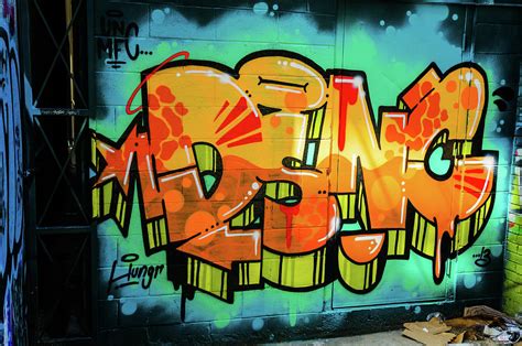 Bubble Graffiti Photograph by BassArt Photography - Pixels