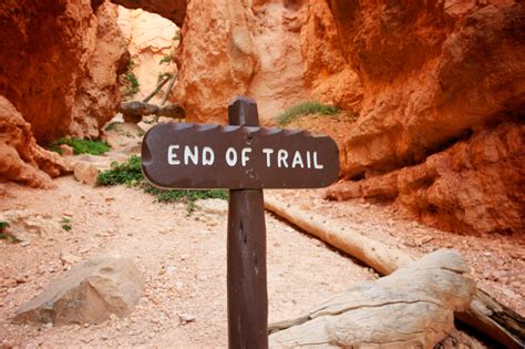 End Of Trail Sign Free Stock Photo - Public Domain Pictures