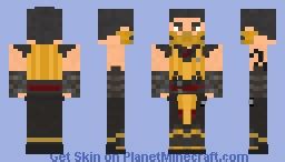 Scorpion Mortal Kombat 1 Minecraft Skin