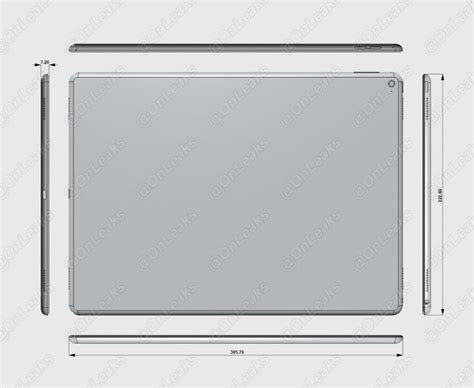 Rumored 'iPad Pro' Dimensions and Features Again Seen in Renderings - Mac Rumors