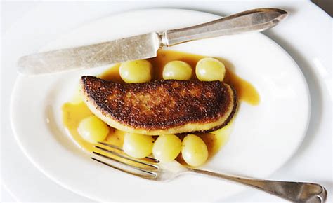 Seared Foie Gras with Green Grapes Recipe | D'Artagnan