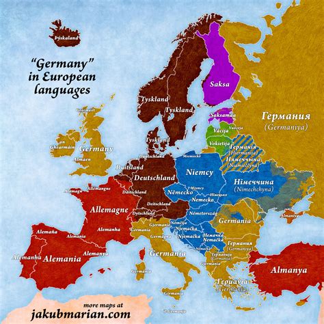 Names of Germany in European languages