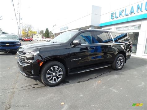 2021 Black Chevrolet Suburban LT 4WD #140105443 | GTCarLot.com - Car Color Galleries