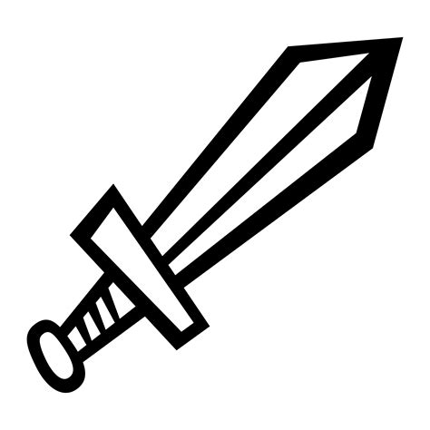 Metal Sword vector cartoon icon 551865 Vector Art at Vecteezy